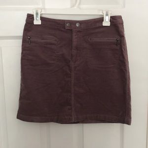 Mossimo purple suede skirt
